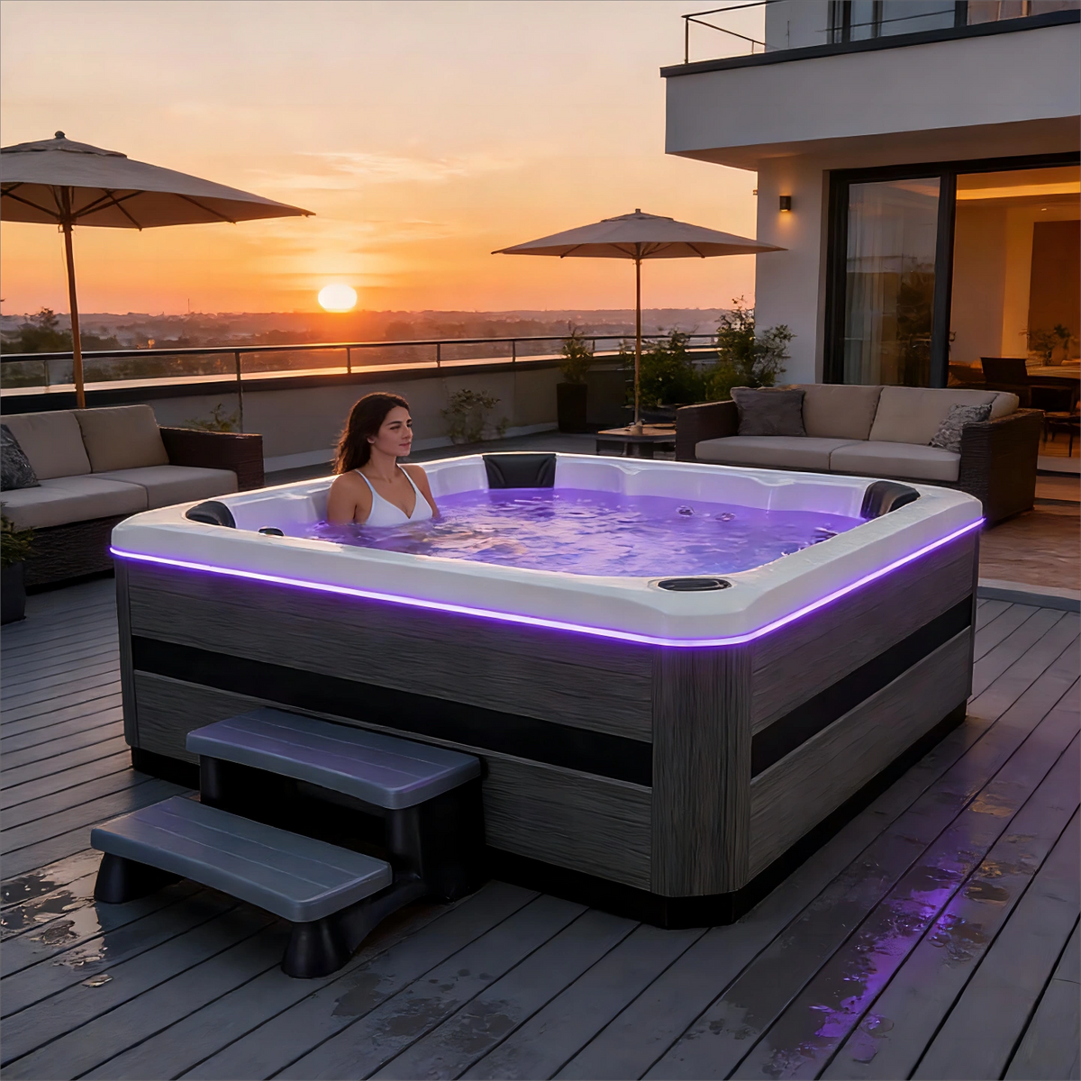 Brightenwells™ Nova 5-Seater Hot Tub