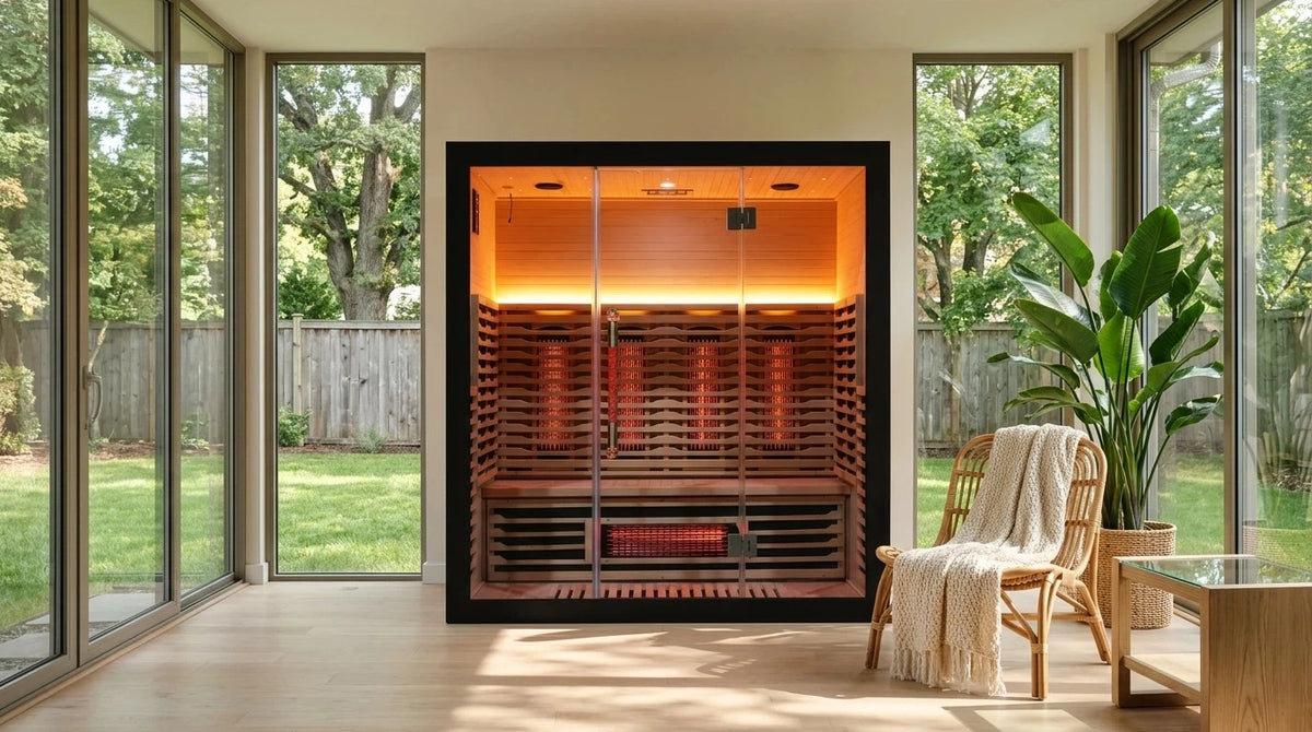 Brightenwells™ Indoor 4-Person Full-Spectrum Sauna Mora