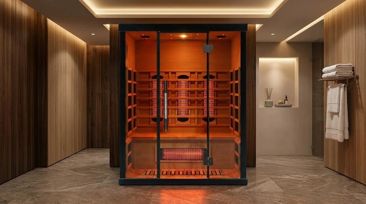 Brightenwells™ Indoor 3-Person Full-Spectrum Sauna Mora