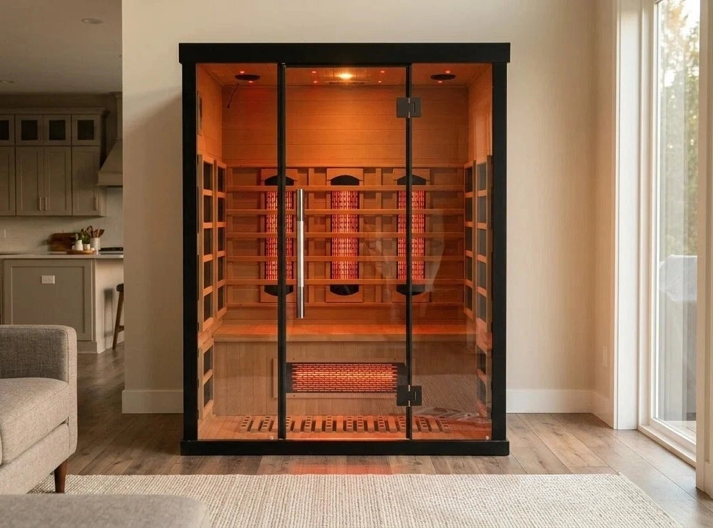 Brightenwells™ Indoor 3-Person Full-Spectrum Sauna Mora