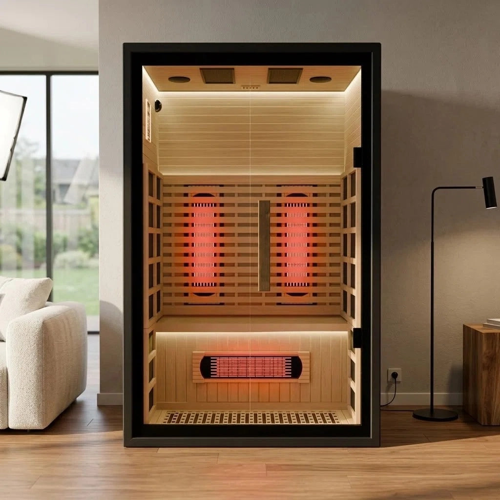 Brightenwells™ 2-Person Full-Spectrum Quartz Sauna
