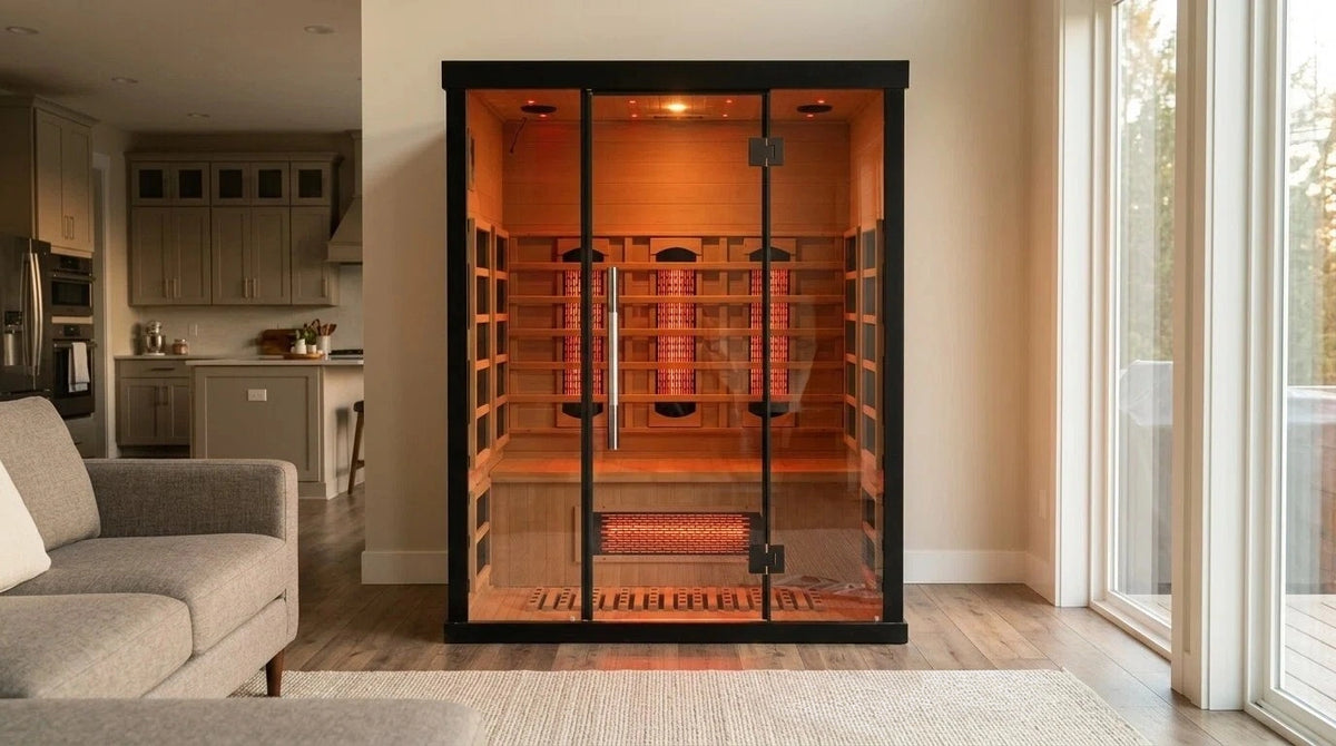 Brightenwells™ Indoor 3-Person Full-Spectrum Sauna Mora