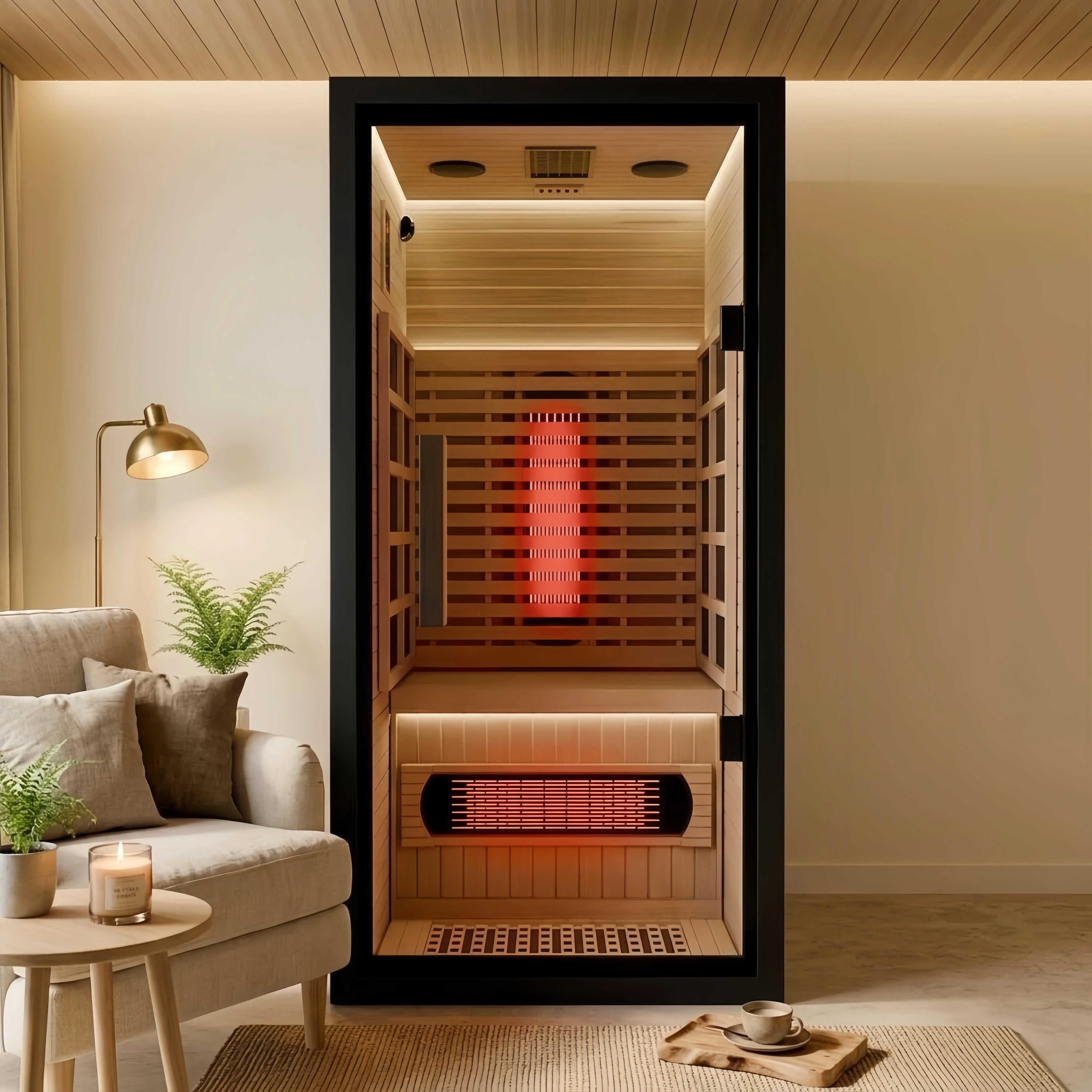 Brightenwells™ 1-Person Full-Spectrum Quartz Sauna