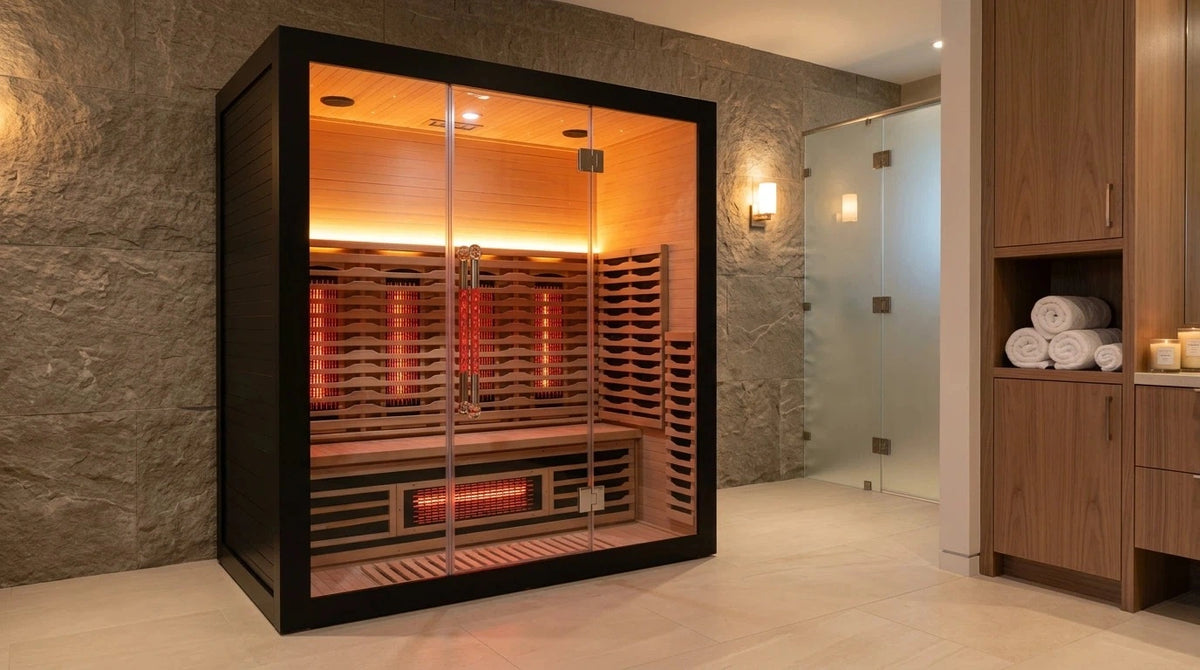 Brightenwells™ Indoor 4-Person Full-Spectrum Sauna Mora