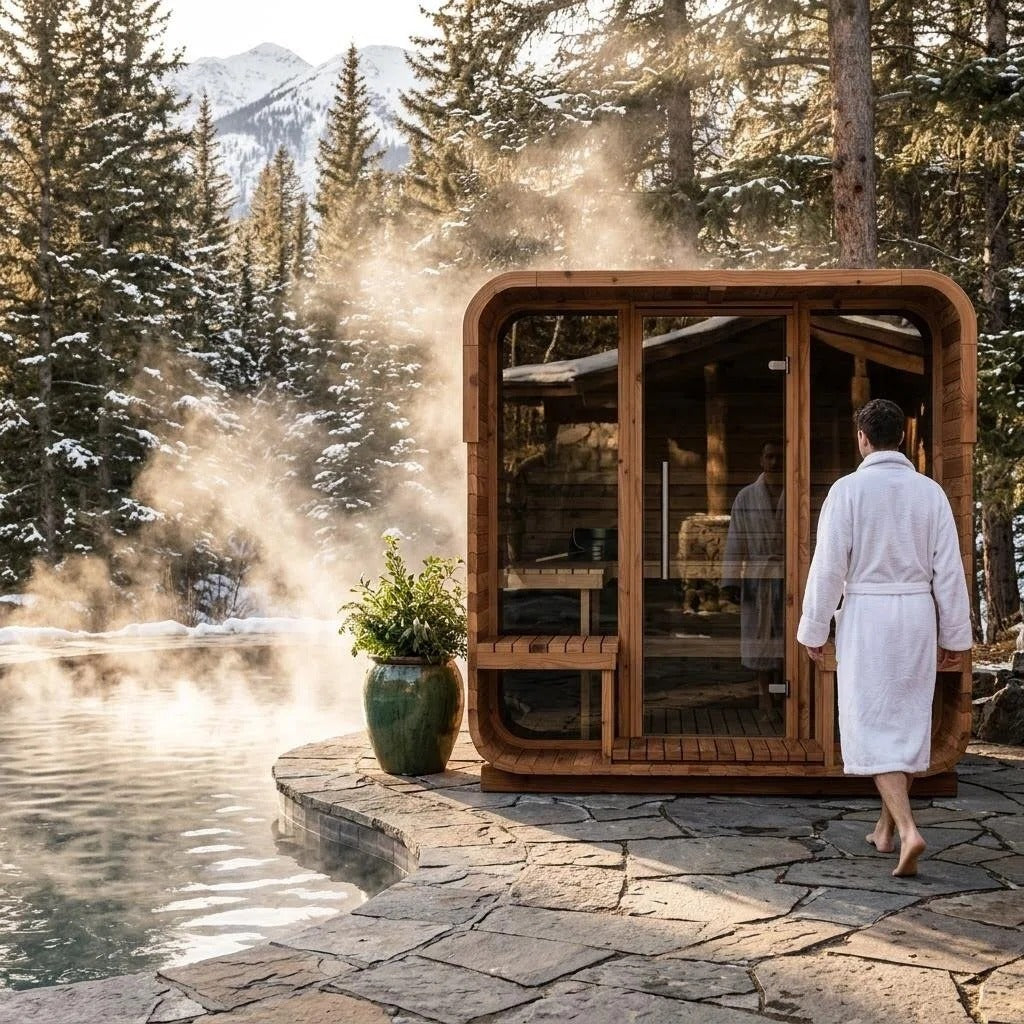 Brightenwells™  Outdooe Sauna Aspire