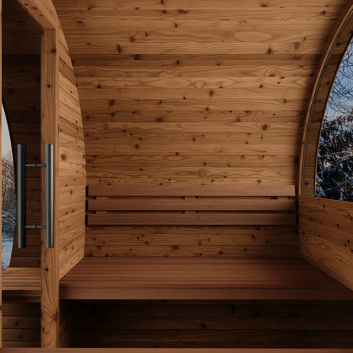 Brightenwells™ Outdoor Sauna Black