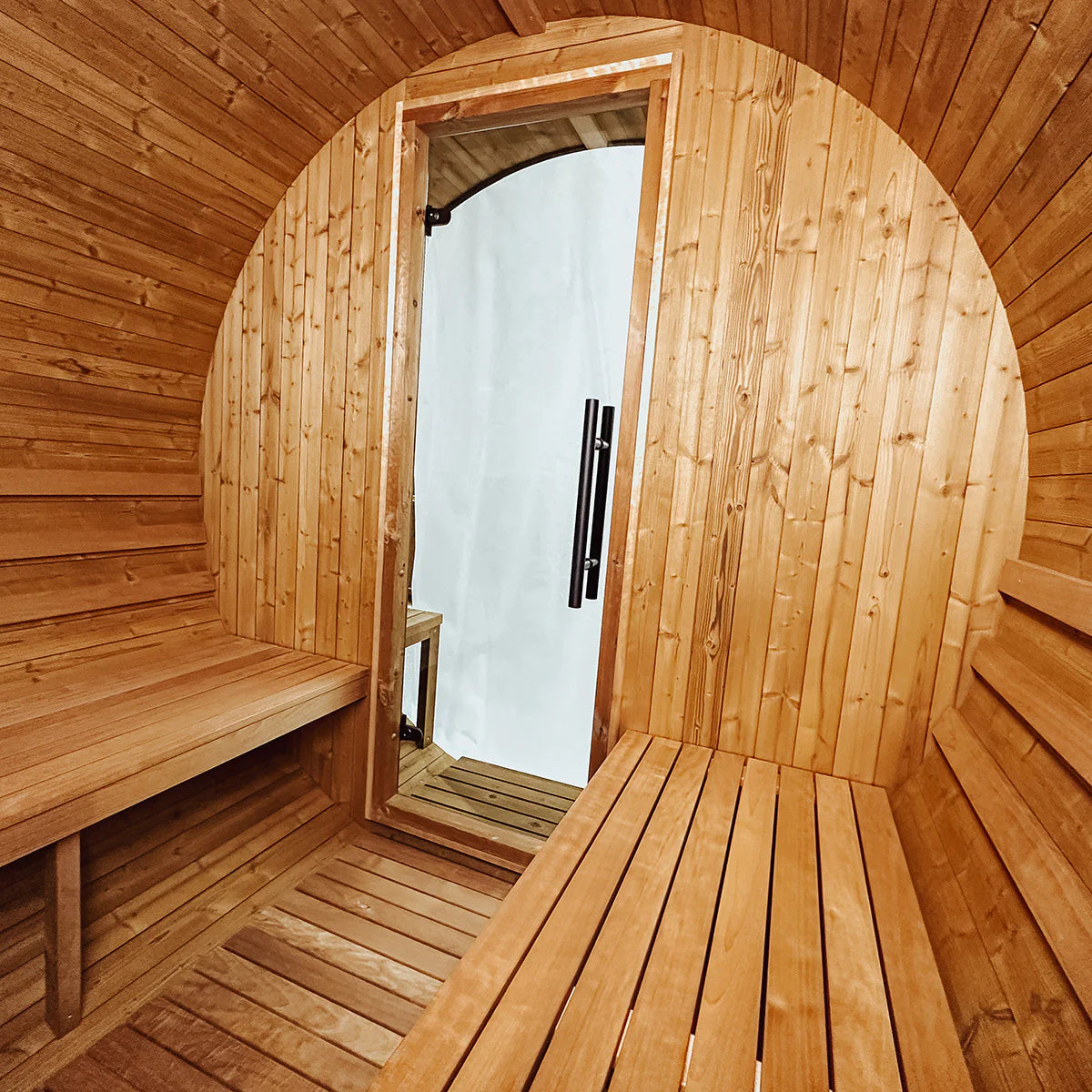 Brightenwells™ Outdoor Sauna Black
